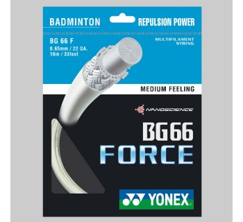 Yonex Badminton BG66 Force Yellow Restring